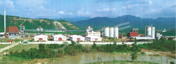2500TPD Cement Production Line built by Pengfei Group for Hunan Yinshan Group Co.,Ltd.