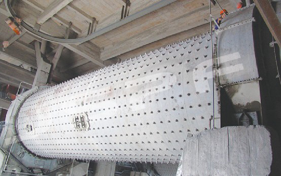 Working site of dia. 4.2*13m high efficient ball mill built by Pengfei Group